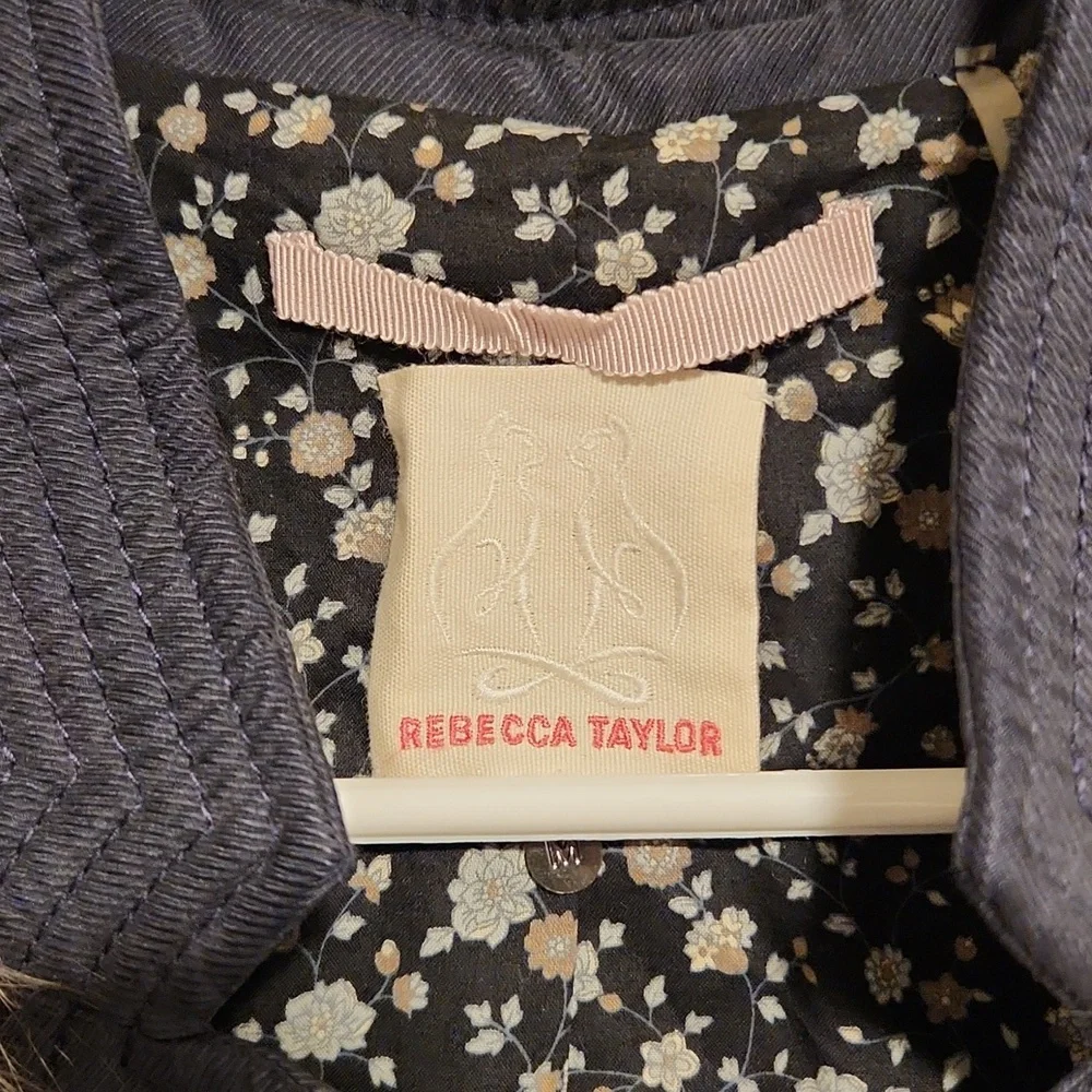 Rebecca Taylor Silk Lining Faux Fur Vest Size M - Picture 4 of 7